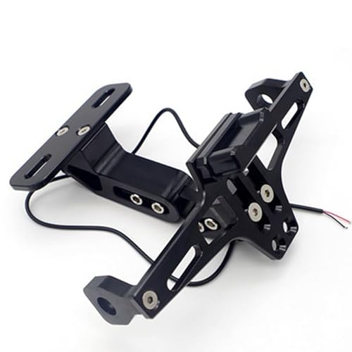 AKKDYS Motorrad Kennzeichenhalter, für K-TM EXC 450 2003-2024 Einstellbarer Winkel Motorrad kennzeichenhalterung Fender Eliminator Halter,A von AKKDYS