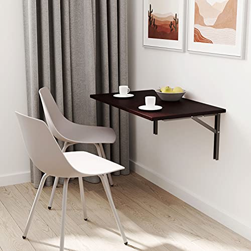 mikon 100x50 | Wandklapptisch Klapptisch Wandtisch Küchentisch Schreibtisch Kindertisch | WENGE von mikon