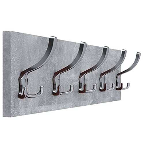 AKKE 15x60 | PICO Garderobenleiste Wandgarderobe Garderobe Wandpaneel Kleiderstange CHROM | BETON von AKKE