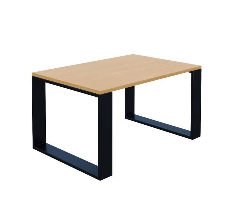 AKKE Couchtisch (PVC), Außergewöhnlicher Höhe:45 cm Deko Modern mit schwarzen Beinen 2mm von AKKE