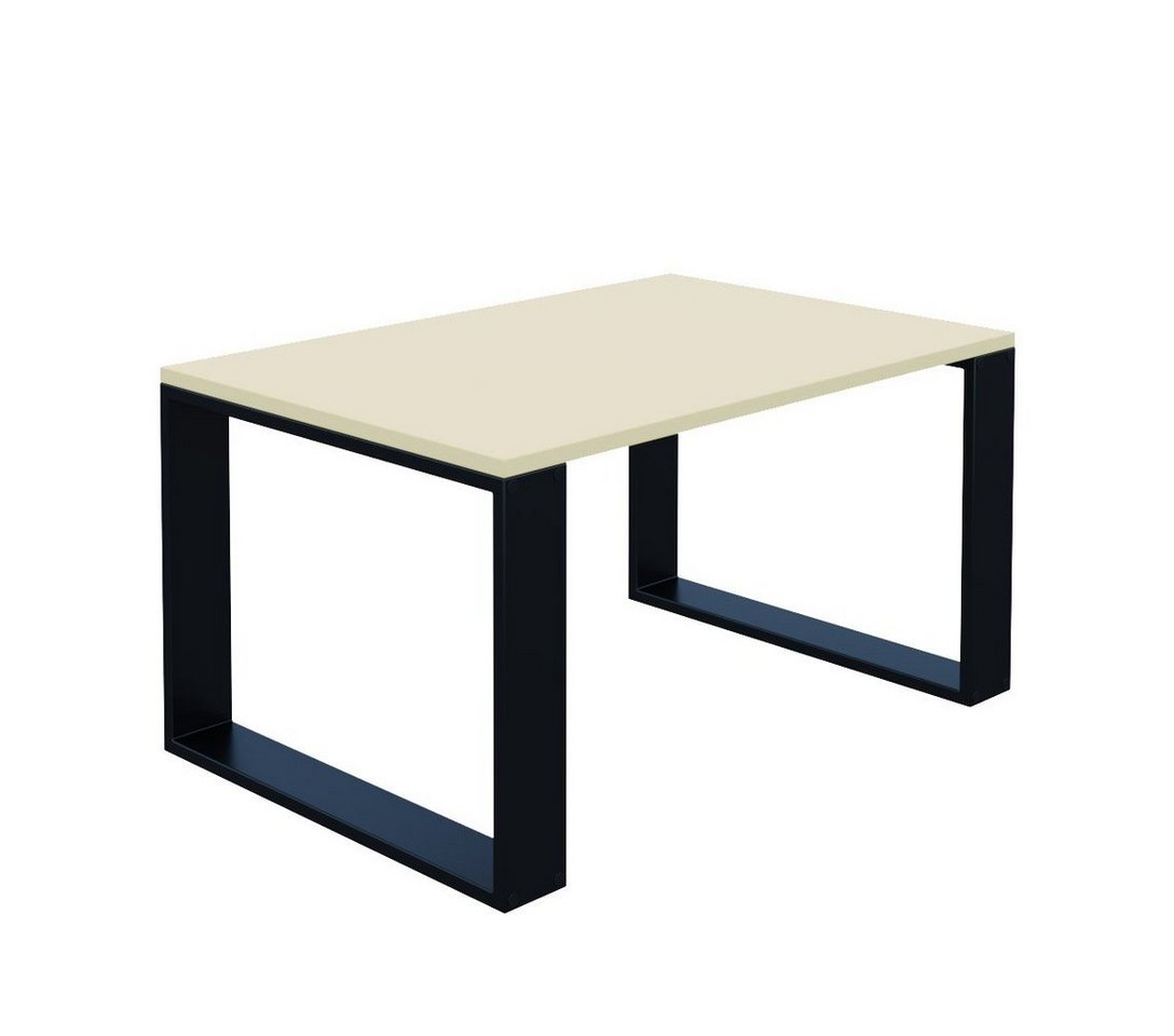 AKKE Couchtisch (PVC), Außergewöhnlicher Höhe:45 cm Deko Modern mit schwarzen Beinen 2mm von AKKE