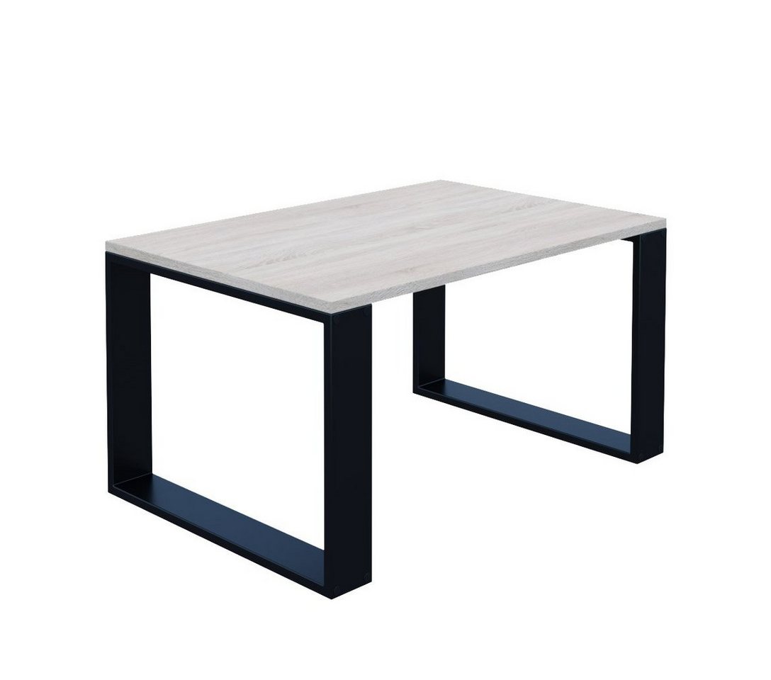 AKKE Couchtisch (PVC), Außergewöhnlicher Höhe:45 cm Deko Modern mit schwarzen Beinen 2mm von AKKE