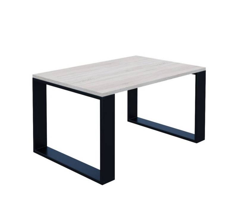 AKKE Couchtisch (PVC), Außergewöhnlicher Höhe:45 cm Deko Modern mit schwarzen Beinen 2mm von AKKE