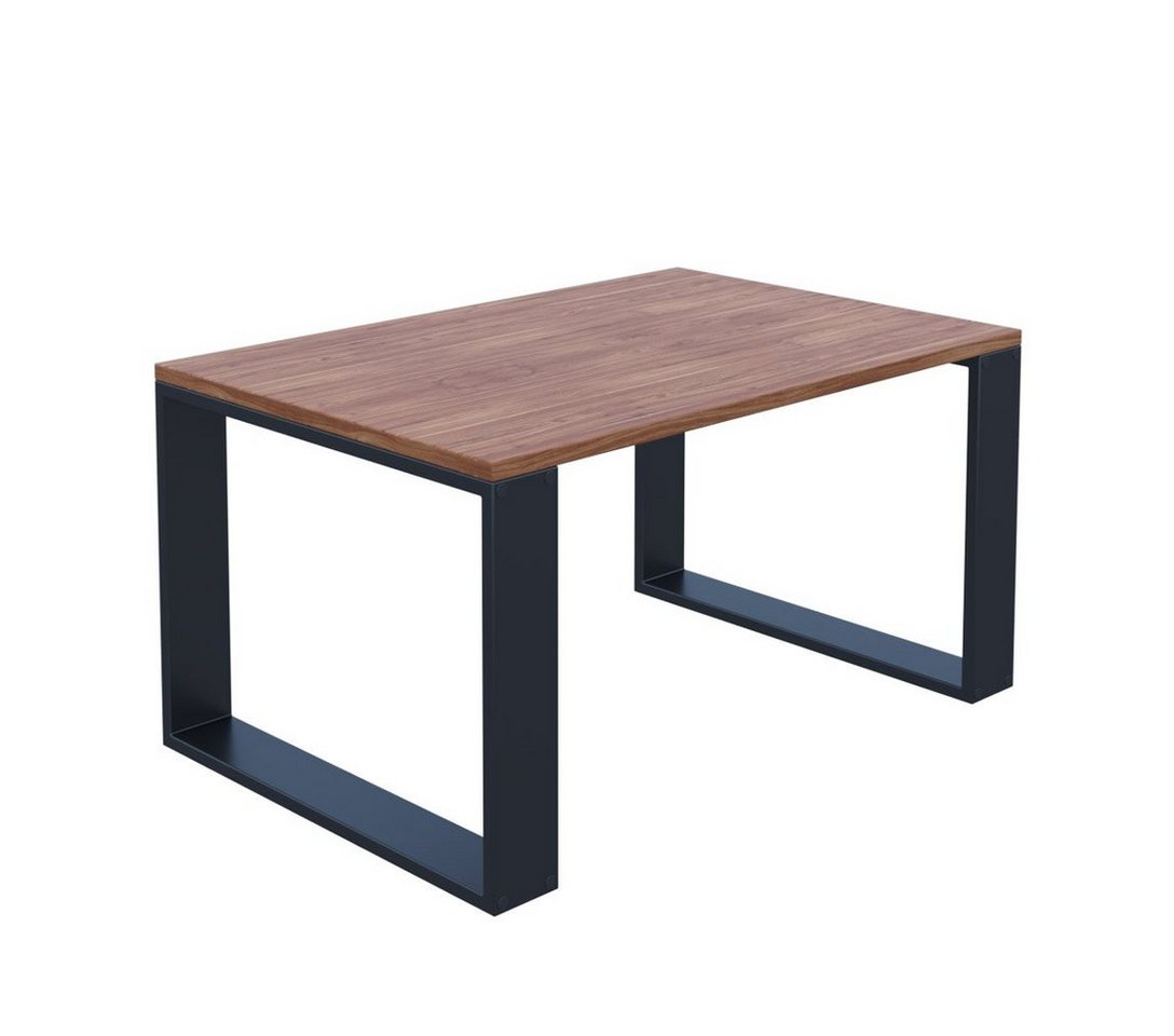 AKKE Couchtisch (PVC), Außergewöhnlicher Höhe:45 cm Deko Modern mit schwarzen Beinen 2mm von AKKE