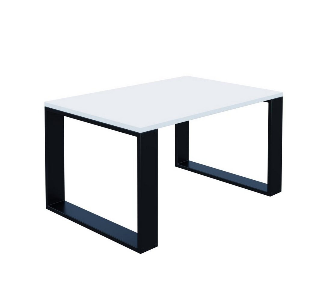 AKKE Couchtisch (PVC), Außergewöhnlicher Höhe:55 cm Deko Modern mit schwarzen Beinen 2mm von AKKE