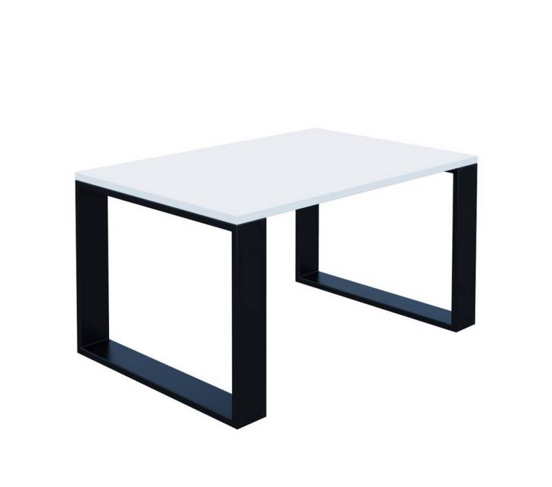 AKKE Couchtisch (PVC), Außergewöhnlicher Höhe:55 cm Deko Modern mit schwarzen Beinen 2mm von AKKE