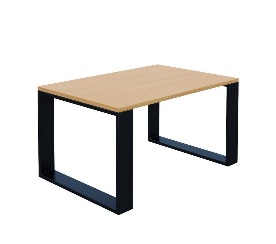 AKKE Couchtisch (PVC), Außergewöhnlicher Höhe:55 cm Deko Modern mit schwarzen Beinen 2mm von AKKE