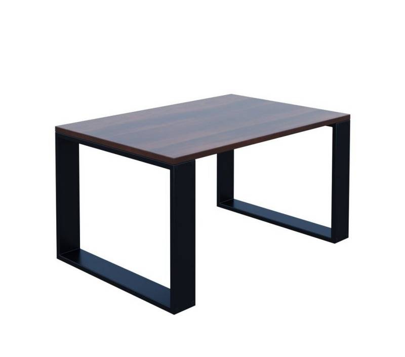 AKKE Couchtisch (PVC), Außergewöhnlicher Höhe:55 cm Deko Modern mit schwarzen Beinen 2mm von AKKE