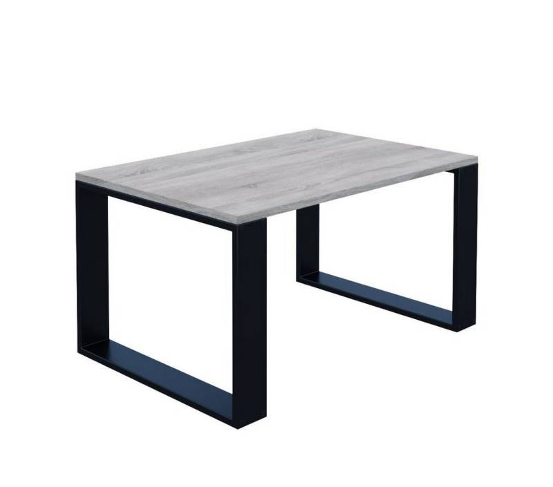 AKKE Couchtisch (PVC), Außergewöhnlicher Höhe:55 cm Deko Modern mit schwarzen Beinen 2mm von AKKE