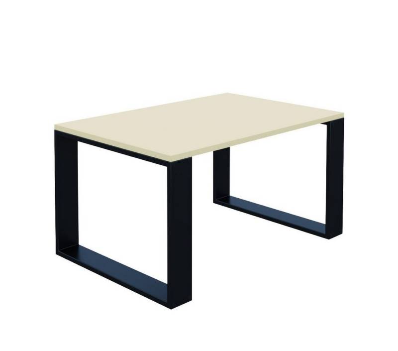 AKKE Couchtisch (PVC), Außergewöhnlicher Höhe:55 cm Deko Modern mit schwarzen Beinen 2mm von AKKE