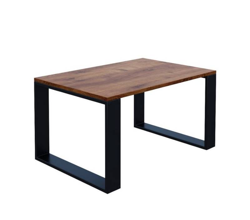 AKKE Couchtisch (PVC), Außergewöhnlicher Höhe:55 cm Deko Modern mit schwarzen Beinen 2mm von AKKE