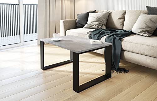 AKKE Couchtisch Wohnzimmertisch Beistelltisch Tisch Für Wohnzimmer Beton 60 x 50 x 45 von AKKE