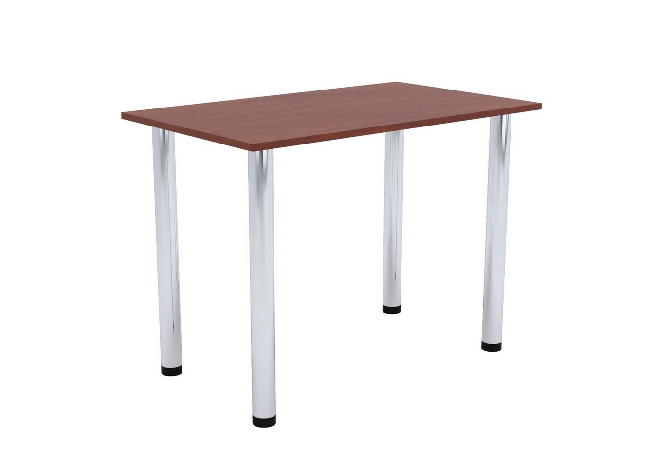 AKKE Esstisch (2mm PVC), Esszimmertisch mit Chrombeinen Küchentisch Bürotisch Kantenumleimung von AKKE