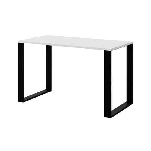 AKKE Esstisch Rechteckig Loft Design Mit Metallbeinen Tisch Küchentisch Wohnzimmertisch Esszimmertisch Tischblatt 18 mm 110x60 cm von AKKE