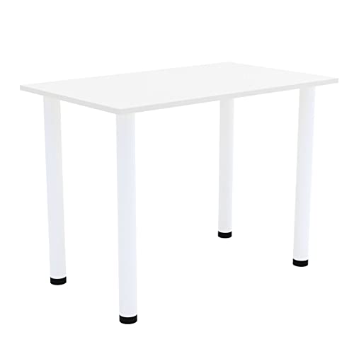 AKKE Esszimmertisch 100 cm x 50 cm Esstisch Kleiner Tisch Küchentisch Schreibtisch Dining Table Esszimmermöbel Weiße Beine von AKKE