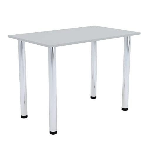 AKKE Esszimmertisch 100 cm x 60 cm Esstisch Kleiner Tisch Küchentisch Schreibtisch Dining Table Esszimmermöbel Chrombeine von AKKE