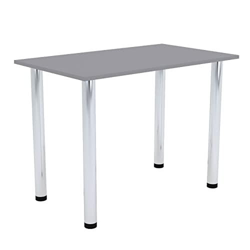 AKKE Esszimmertisch 120 cm x 60 cm Esstisch Kleiner Tisch Küchentisch Schreibtisch Dining Table Esszimmermöbel Chrombeine von AKKE