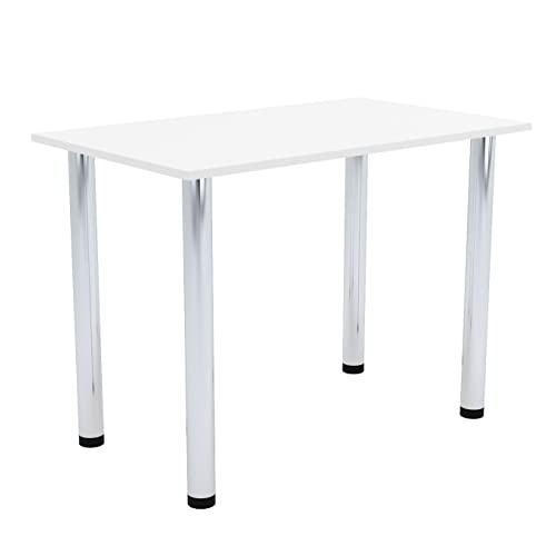 AKKE Esszimmertisch 50 cm x 50 cm Esstisch Kleiner Tisch Küchentisch Schreibtisch Dining Table Esszimmermöbel Chrombeine von AKKE