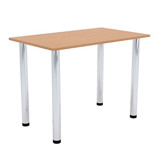 AKKE Esszimmertisch 60 cm x 40 cm Esstisch Kleiner Tisch Küchentisch Schreibtisch Dining Table Esszimmermöbel Chrombeine von AKKE