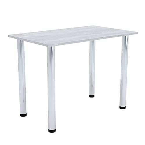 AKKE Esszimmertisch 70 cm x 60 cm Esstisch Kleiner Tisch Küchentisch Schreibtisch Dining Table Esszimmermöbel Chrombeine von AKKE