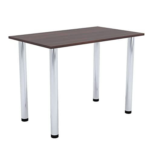 AKKE Esszimmertisch 80 cm x 60 cm Esstisch Kleiner Tisch Küchentisch Schreibtisch Dining Table Esszimmermöbel Chrombeine von AKKE