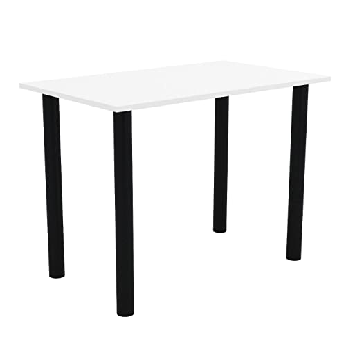 AKKE Esszimmertisch 80 cm x 60 cm Esstisch Kleiner Tisch Küchentisch Schreibtisch Dining Table Esszimmermöbel Schwarze Beine von AKKE