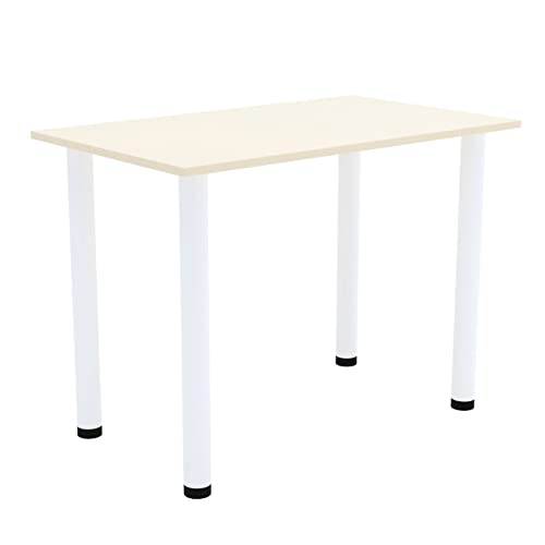 AKKE Esszimmertisch 80 cm x 60 cm Esstisch Kleiner Tisch Küchentisch Schreibtisch Dining Table Esszimmermöbel Weiße Beine von AKKE