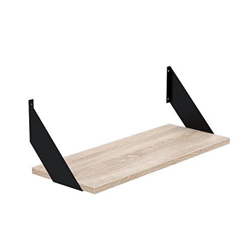 AKKE Hängeregal Flat Wandregal Kinderzimmer Küche Wohnzimmer Badezimmer Loft Büro Regale Wände Regalbrett für Wand-Deko Küchenregal Moderne Wandboard Bücherregal Sonoma 60x20cm AKKE Hängeregal Flat Wandregal Kinderzimmer Küche Wohnzimmer Badezimmer Loft Büro Regale Wände Regalbrett für Wand-Deko Küchenregal Moderne Wandboard Bücherregal Sonoma 60x20cm von AKKE