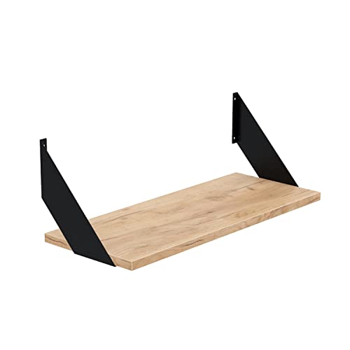 AKKE Hängeregal Flat Wandregal Kinderzimmer Küche Wohnzimmer Badezimmer Loft Büro Regale Wände Regalbrett für Wand-Deko Küchenregal Moderne Wandboard Bücherregal Wand Craft Gold 50x20cm AKKE Hängeregal Flat Wandregal Kinderzimmer Küche Wohnzimmer Badezimmer Loft Büro Regale Wände Regalbrett für Wand-Deko Küchenregal Moderne Wandboard Bücherregal Wand Craft Gold 50x20cm von AKKE