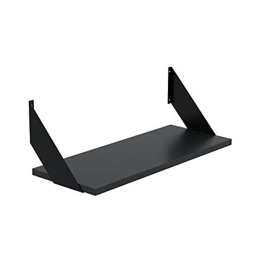 AKKE Hängeregal Flat Wandregal Kinderzimmer Küche Wohnzimmer Badezimmer Loft Büro Regale Wände Regalbrett für Wand-Deko Küchenregal Moderne Wandboard Bücherregal Wand Schwarz 50x20cm AKKE Hängeregal Flat Wandregal Kinderzimmer Küche Wohnzimmer Badezimmer Loft Büro Regale Wände Regalbrett für Wand-Deko Küchenregal Moderne Wandboard Bücherregal Wand Schwarz 50x20cm von AKKE