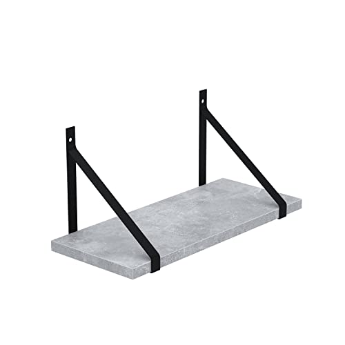 AKKE Hängeregal Gino Wandregal Kinderzimmer Küche Wohnzimmer Badezimmer Loft Büro Regale für Wände Regalbrett für Wand-Deko Küchenregal Moderne Wandboard Bücherregal Wand Beton 60x20 cm AKKE Hängeregal Gino Wandregal Kinderzimmer Küche Wohnzimmer Badezimmer Loft Büro Regale für Wände Regalbrett für Wand-Deko Küchenregal Moderne Wandboard Bücherregal Wand Beton 60x20 cm von AKKE