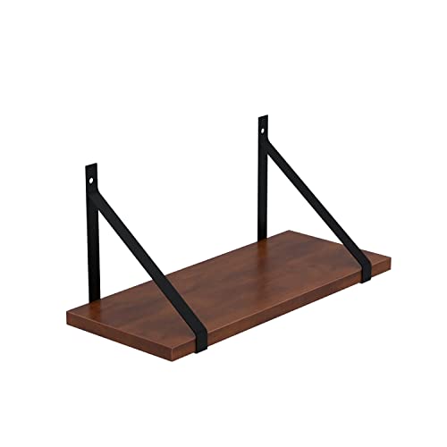 AKKE Hängeregal Gino Wandregal Kinderzimmer Küche Wohnzimmer Badezimmer Loft Büro Regale für Wände Regalbrett für Wand-Deko Küchenregal Moderne Wandboard Bücherregal Wand Caravaggio 60x20 cm von AKKE