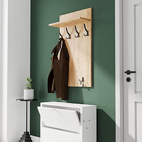 AKKE Garderobenpaneel Wandgarderobe Mit Ablage Wandpaneel Garderobe PVC Maxi Enigma 120cm x 60 cm von AKKE