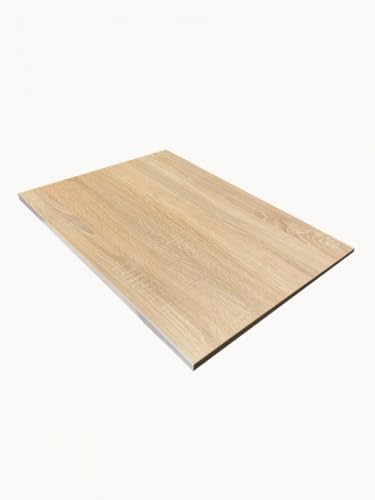 AKKE Tischplatte Möbelplatte Rechteckig Arbeitsplatte Schreibtischplatte Bürotischplatte für Schreibtisch Esstisch Wohnzimmertisch Weiß basteln 70x20 cm von AKKE