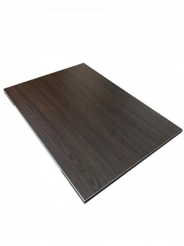AKKE Tischplatte Möbelplatte Rechteckig Arbeitsplatte Schreibtischplatte Bürotischplatte für Schreibtisch Esstisch Wohnzimmertisch Anthrazit 80x60 cm von AKKE
