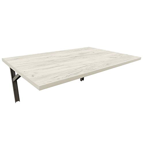 mikon 70x50 Wandtisch Wandklapptisch Küchentisch Schreibtisch Esstisch Klapptisch Esstisch Wandtisch Küchentisch Schreibtisch Kinderschreibtisch Bartisch Computertisch | Weiss Craft von AKKE