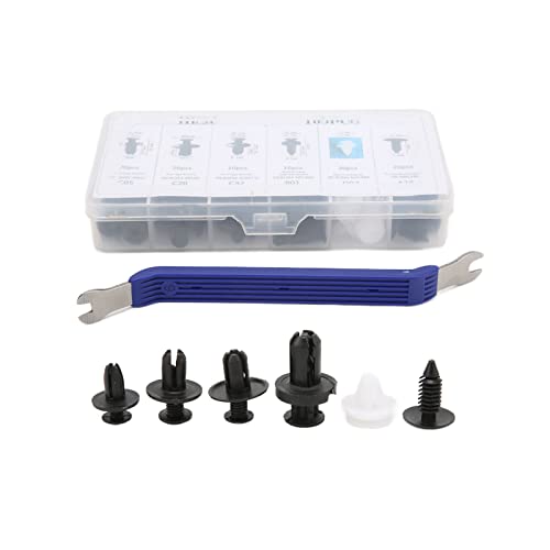 AKLOSIPY 100 -teilige Push -Stiftclips Sortiment mit Schraubendreher Körpersentürverkleidungen, Befestigungselemente Zur Einfachen Installation AKLOSIPY 100 -teilige Push -Stiftclips Sortiment mit Schraubendreher Körpersentürverkleidungen, Befestigungselemente Zur Einfachen Installation von AKLOSIPY