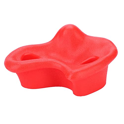 AKLOSIPY 10pcs Farbenfrohe Kunststoffstruktur -Klettersteine ​​Kit für - Sicher Spielgeräte (Rot) von AKLOSIPY