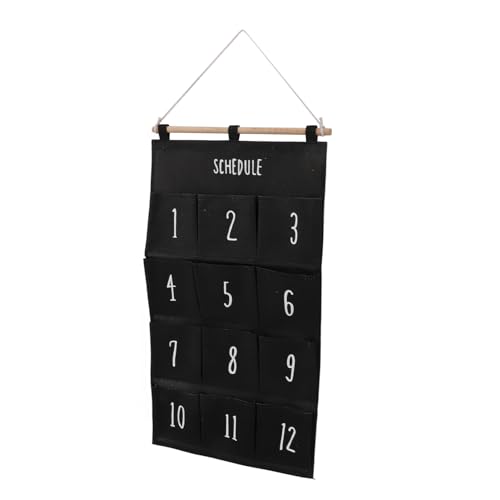 AKLOSIPY 12 Taschen Wandhänge für Schlafsaal - Einfache Installation Stoffspeicherbeutel mit Vielseitigem Design und Reichlich Kapazität (C) von AKLOSIPY