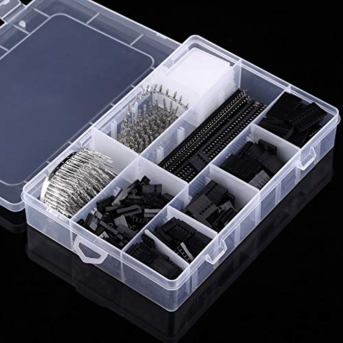 AKLOSIPY 1450pcs 2,54 Mm Männlicher Weiblicher Pin -Stecker und Gehäuse -Header Kit für Drahtprojekte für Elektronikprototypen von AKLOSIPY