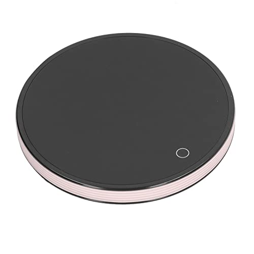 AKLOSIPY 18W Tragbarer Tasse Wärmerer Teller für Kaffee -Teemilch | Heizungsplatte mit Aluminiumlegierung mit Temperatureinstellungen (PINK) von AKLOSIPY