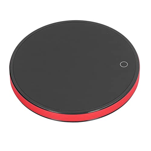 AKLOSIPY 18W Tragbarer Tasse Wärmerer Teller für Kaffee -Teemilch | Heizungsplatte mit Aluminiumlegierung mit Temperatureinstellungen (Rot) von AKLOSIPY