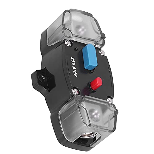AKLOSIPY 250A Auto -Leistungsschalter mit Reset -Funktion für Wohnmobile, Auto, Boote, /Video Systeme Überlastung von AKLOSIPY