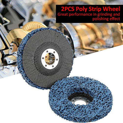 AKLOSIPY 2pcs 115mm Blue Poly Strip Wheel -Scheibe für Winkelschleifer - Lack und Entfernungswerkzeug AKLOSIPY 2pcs 115mm Blue Poly Strip Wheel -Scheibe für Winkelschleifer - Lack und Entfernungswerkzeug von AKLOSIPY