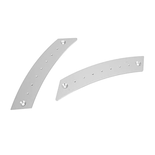 AKLOSIPY 2pcs Aluminium -Legierungstür Panel Pull Griff Set Set Proof mit Arbeitsspardesign für Autoanpassung (SILVER) von AKLOSIPY