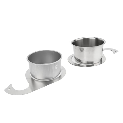 AKLOSIPY 2pcs Edelstahl -Spüle Abflusssiebskorb für die Lebensmittelfiltration und die Aufbewahrung von Obst von AKLOSIPY