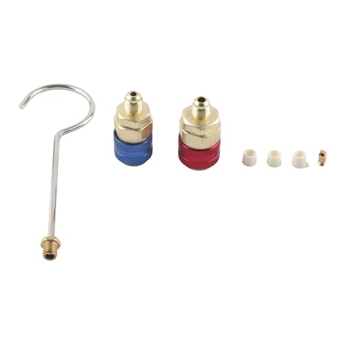 AKLOSIPY 3-Wege-AC-Diagnose-Verteiler-Messgerät mit Ladeschläuchen für R410A R22 R404 Kältemittel-und Benutzerfreundliches Tool-Kit von AKLOSIPY
