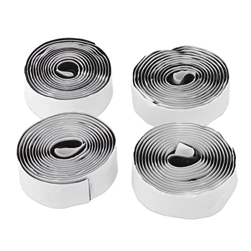 AKLOSIPY 4PCS Selbstkleber Haken und Band - Vielseitiger Polyester -Rückenstreifen für Lagerung, Handwerk und Mehr 59,1 Zoll Rollen von AKLOSIPY
