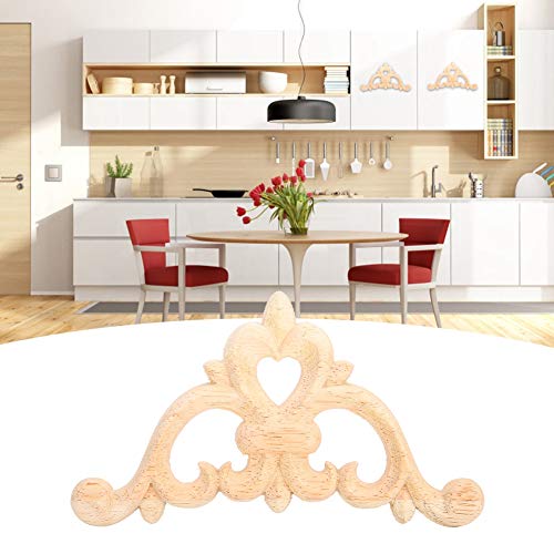 AKLOSIPY 4PCs Bemalt Europäisch Geschnitzte Applikationen Net Corner Decor für ELEG Home Design von AKLOSIPY
