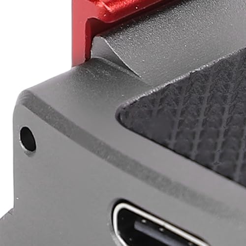 AKLOSIPY Aluminium Legierung Kamera-Ladedock Magnet Auflade Adapter für 3 mit 1/4 Zoll Gewinde Loch Doppel Typ C-Anschlüsse von AKLOSIPY